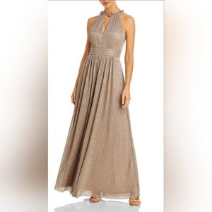 Eliza J NWT size 12 gold dress